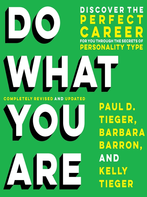 Title details for Do What You Are by Paul D. Tieger - Wait list